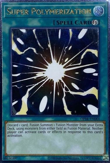 Super Polymerization [OP14-EN001] Ultimate Rare | Cracking-Singles