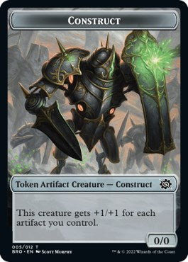 Thopter // Construct (005) Double-Sided Token [The Brothers' War Tokens] | Cracking-Singles