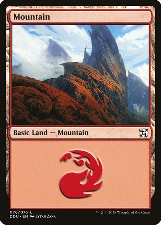 Mountain (76) [Duel Decks: Elves vs. Inventors] | Cracking-Singles