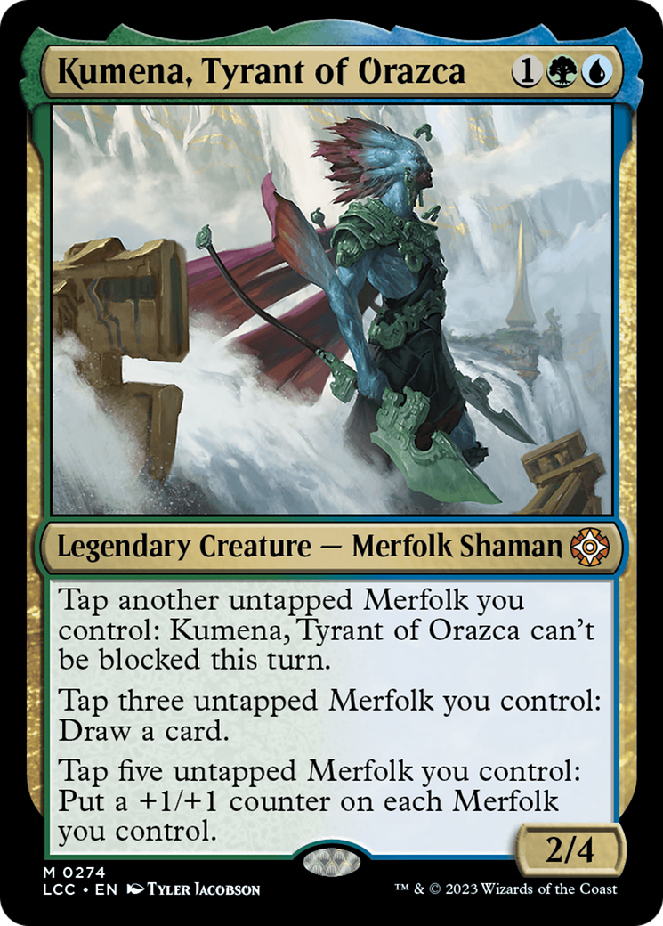 Kumena, Tyrant of Orazca [The Lost Caverns of Ixalan Commander] | Cracking-Singles