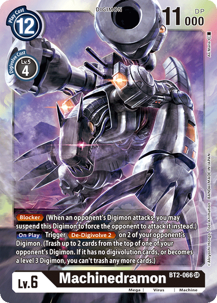 Machinedramon [BT2-066] [Release Special Booster Ver.1.0] | Cracking-Singles