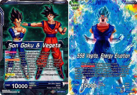 Son Goku & Vegeta // SSB Vegito, Energy Eruption [BT7-025] | Cracking-Singles