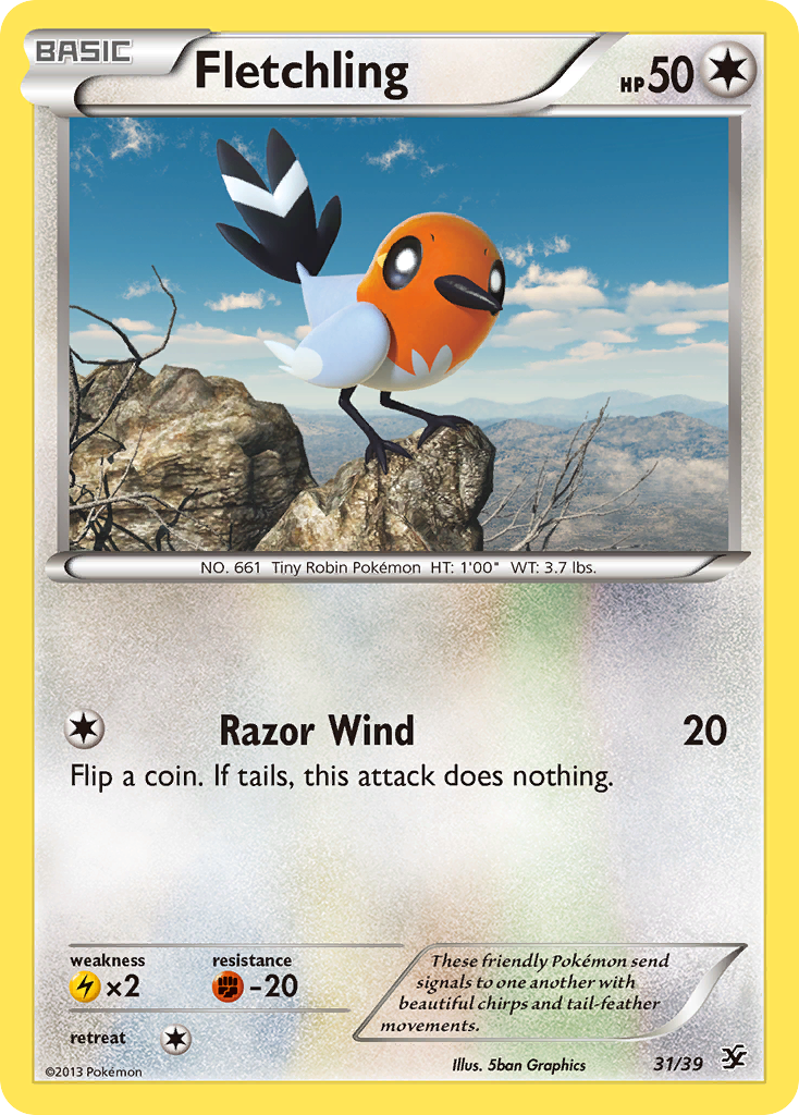 Fletchling (31/39) [XY: Kalos Starter Set] | Cracking-Singles