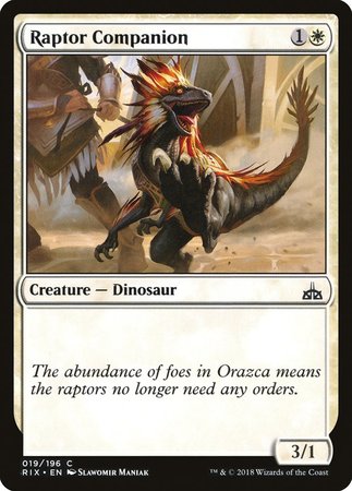 Raptor Companion [Rivals of Ixalan] | Cracking-Singles