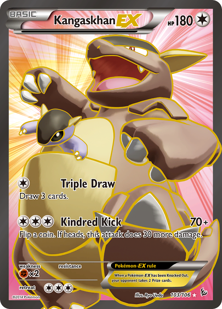 Kangaskhan EX (103/106) [XY: Flashfire] | Cracking-Singles