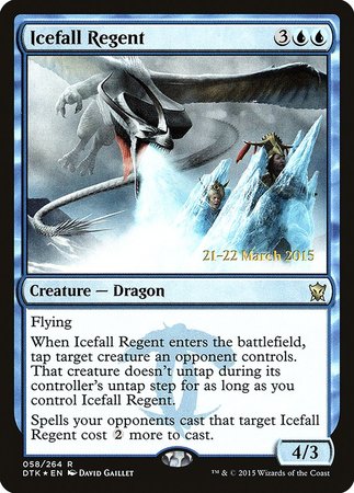 Icefall Regent [Dragons of Tarkir Promos] | Cracking-Singles