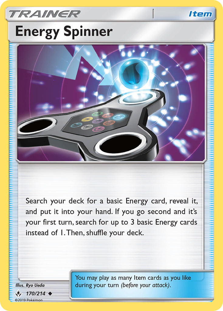 Energy Spinner (170/214) [Sun & Moon: Unbroken Bonds] | Cracking-Singles