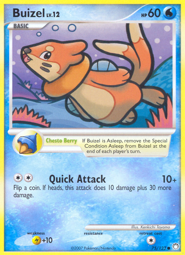 Buizel (75/123) [Diamond & Pearl: Mysterious Treasures] | Cracking-Singles