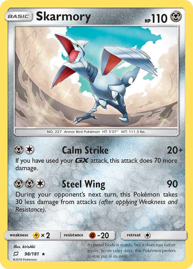 Skarmory (98/181) [Sun & Moon: Team Up] | Cracking-Singles