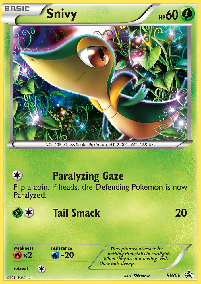 Snivy (BW06) [Black & White: Black Star Promos] | Cracking-Singles