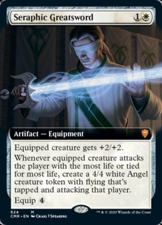 Seraphic Greatsword (Extended Art) [Commander Legends] | Cracking-Singles