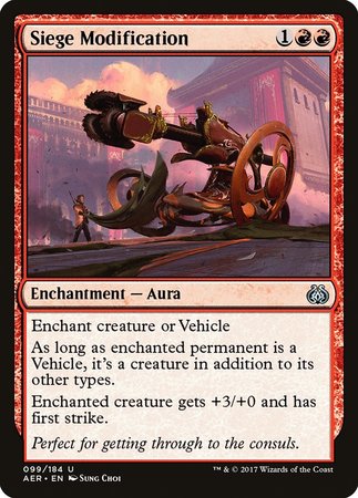 Siege Modification [Aether Revolt] | Cracking-Singles