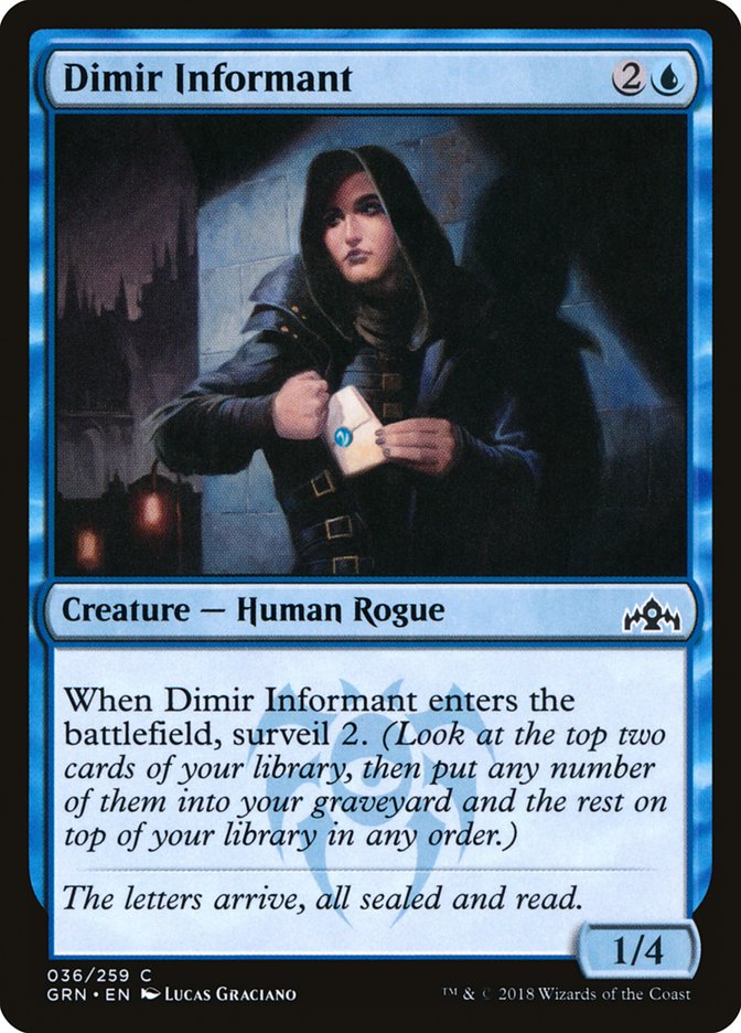 Dimir Informant [Guilds of Ravnica] | Cracking-Singles