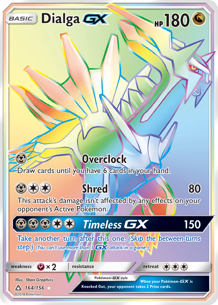 Dialga GX (164/156) [Sun & Moon: Ultra Prism] | Cracking-Singles