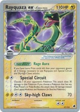 Rayquaza ex (97/101) (Delta Species) (Legendary Ascent - Tom Roos) [World Championships 2007] | Cracking-Singles