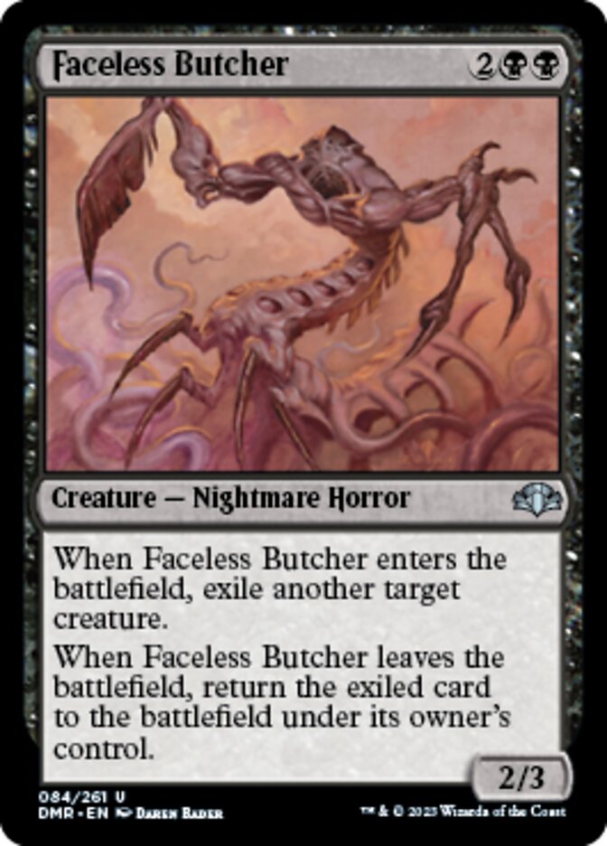 Faceless Butcher [Dominaria Remastered] | Cracking-Singles