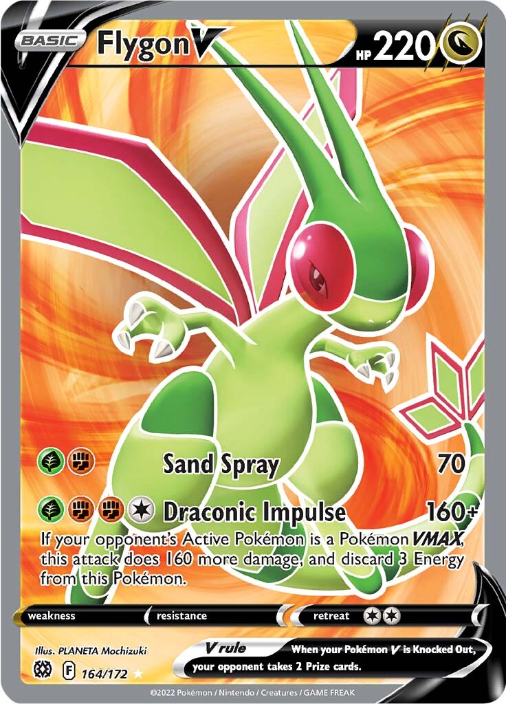 Flygon V (164/172) [Sword & Shield: Brilliant Stars] | Cracking-Singles