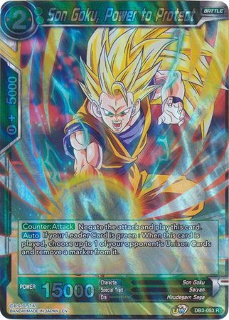 Son Goku, Power to Protect [DB3-053] | Cracking-Singles