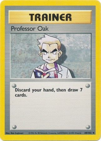 Professor Oak (88/102) [Base Set Unlimited] | Cracking-Singles