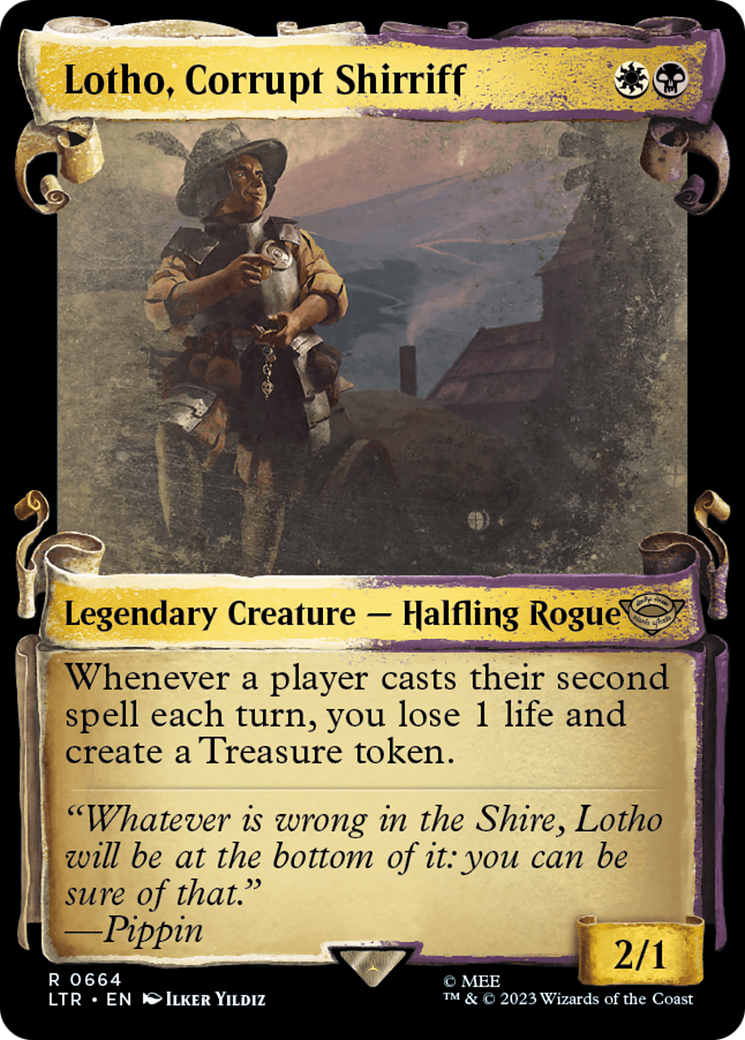 Lotho, Corrupt Shirriff [The Lord of the Rings: Tales of Middle-Earth Showcase Scrolls] | Cracking-Singles