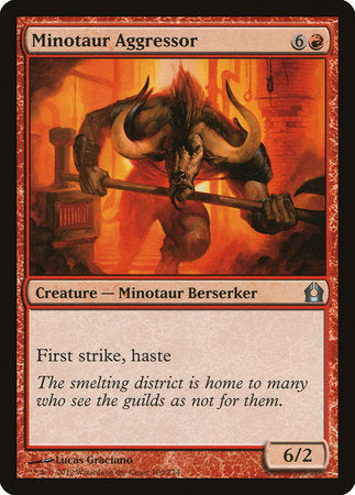 Minotaur Aggressor [Return to Ravnica] | Cracking-Singles