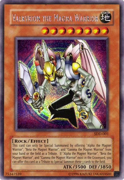 Valkyrion the Magna Warrior [SDD-001] Secret Rare | Cracking-Singles