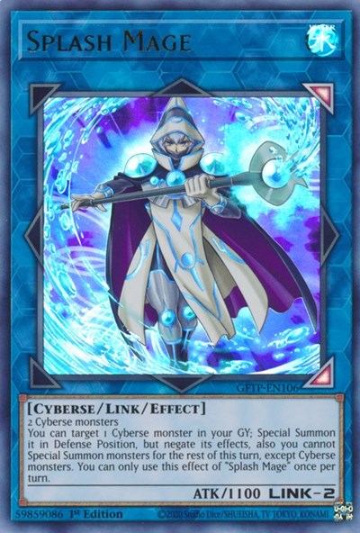 Splash Mage [GFTP-EN106] Ultra Rare | Cracking-Singles