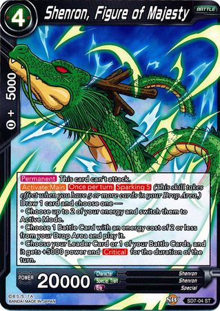 Shenron, Figure of Majesty (Starter Deck - Shenron's Advent) (SD7-04) [Miraculous Revival] | Cracking-Singles