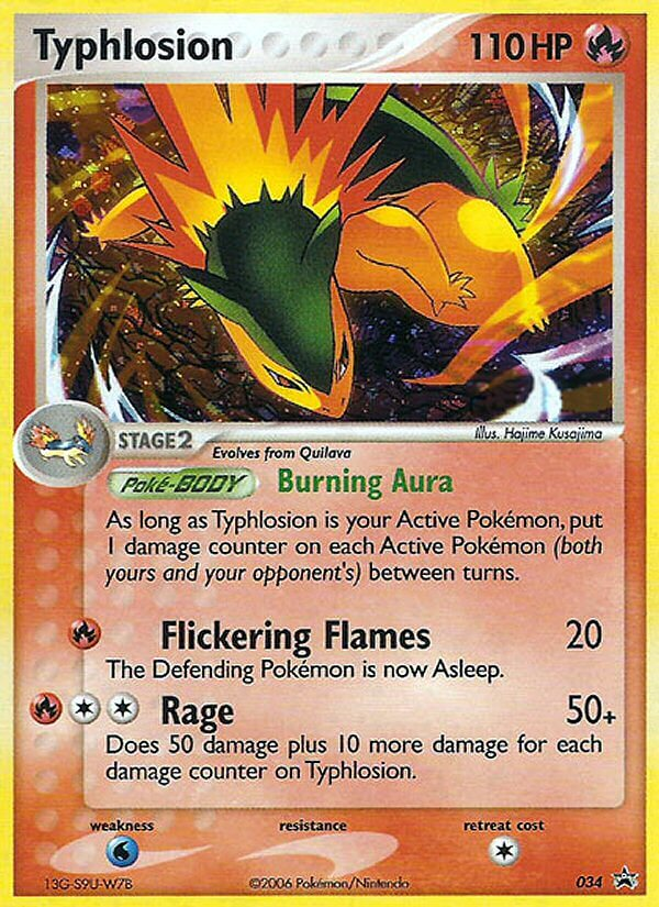 Typhlosion (034) [Nintendo: Black Star Promos] | Cracking-Singles