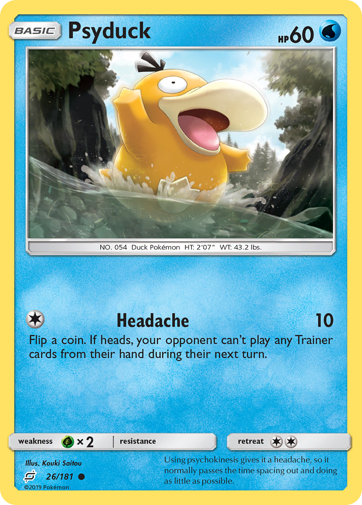 Psyduck (26/181) [Sun & Moon: Team Up] | Cracking-Singles