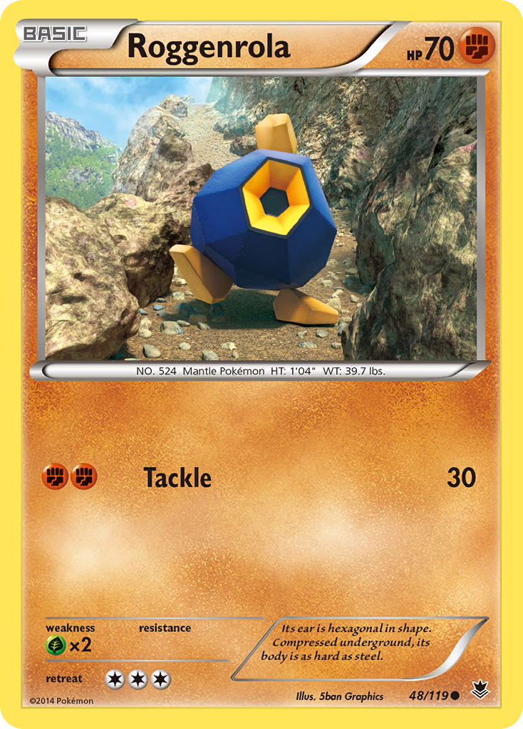 Roggenrola (48/119) [XY: Phantom Forces] | Cracking-Singles