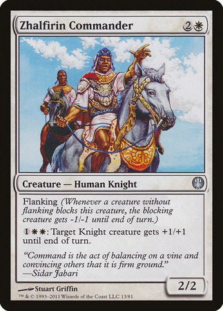 Zhalfirin Commander [Duel Decks: Knights vs. Dragons] | Cracking-Singles