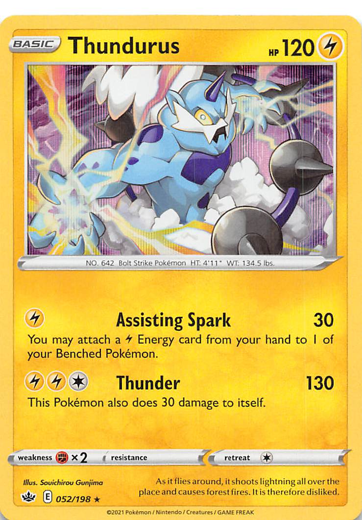 Thundurus (052/198) [Sword & Shield: Chilling Reign] | Cracking-Singles