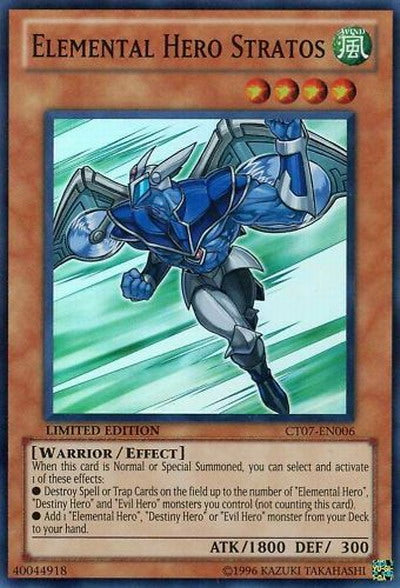 Elemental Hero Stratos [CT07-EN006] Super Rare | Cracking-Singles