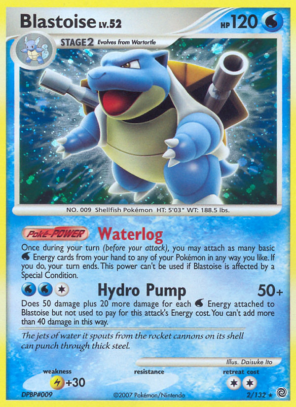 Blastoise (2/132) [Diamond & Pearl: Secret Wonders] | Cracking-Singles