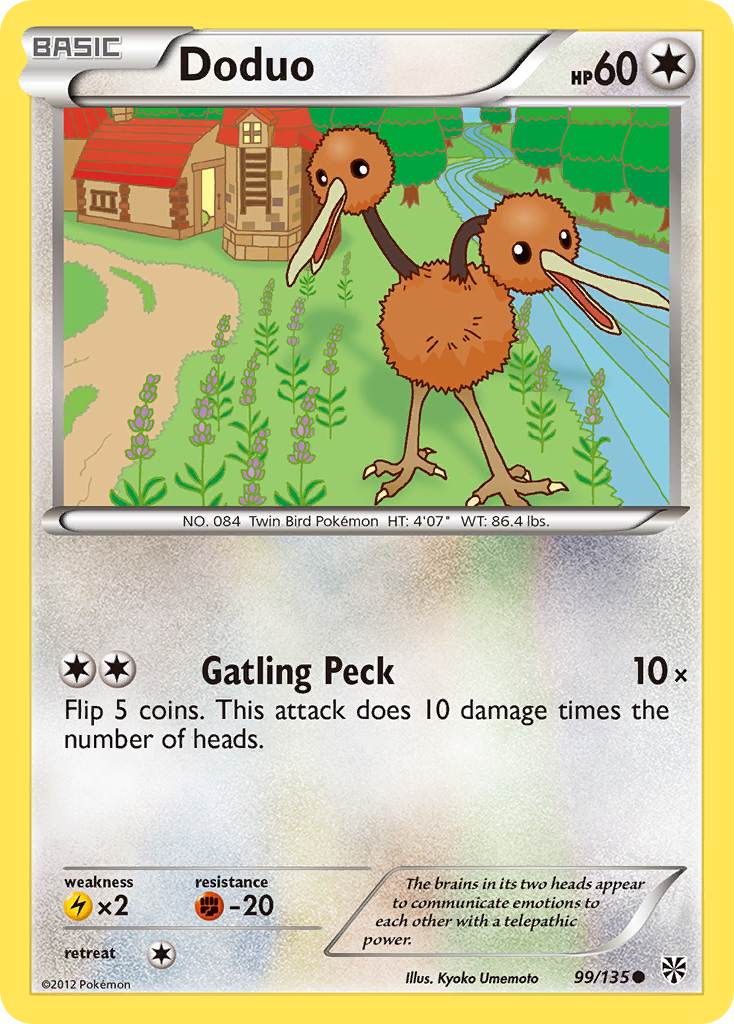 Doduo (99/135) [Black & White: Plasma Storm] | Cracking-Singles