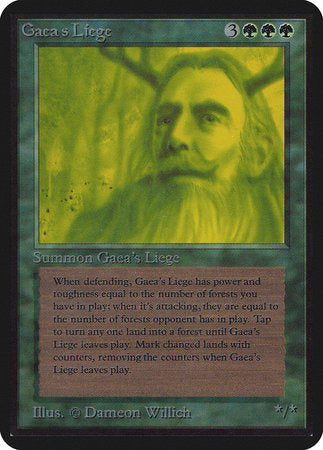 Gaea's Liege [Limited Edition Alpha] | Cracking-Singles