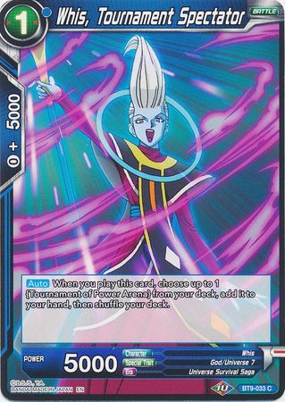 Whis, Tournament Spectator [BT9-033] | Cracking-Singles