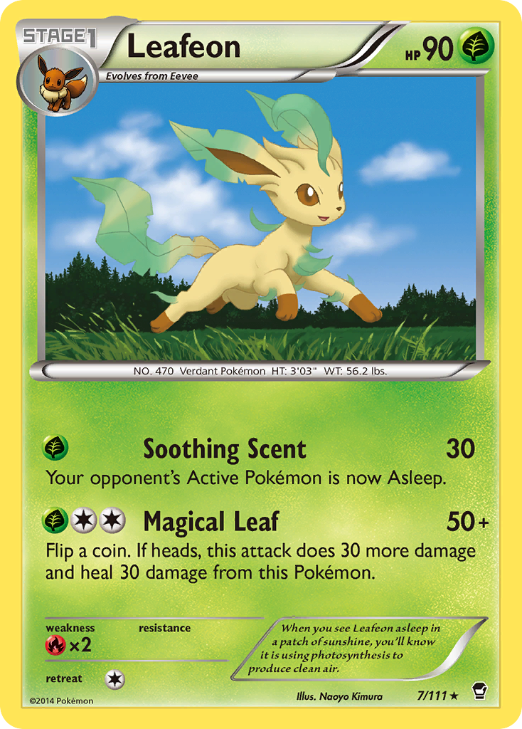 Leafeon (7/111) [XY: Furious Fists] | Cracking-Singles