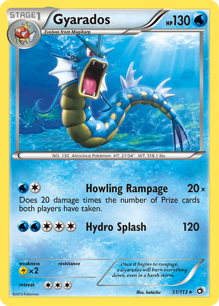 Gyarados (31/113) [Black & White: Legendary Treasures] | Cracking-Singles