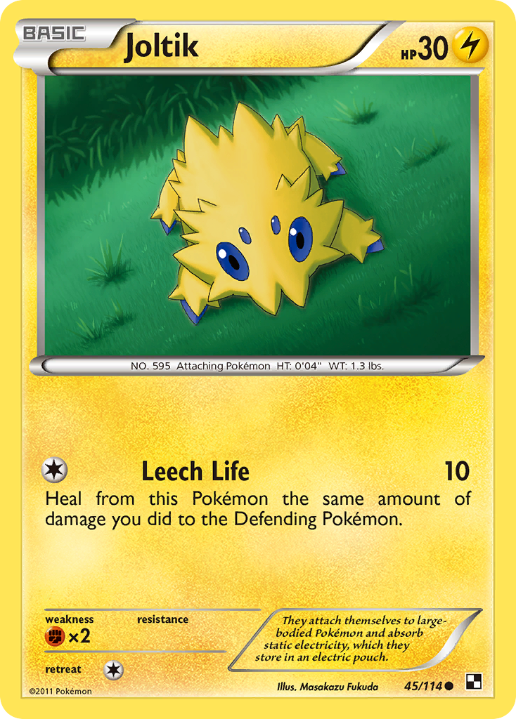 Joltik (45/114) [Black & White: Base Set] | Cracking-Singles