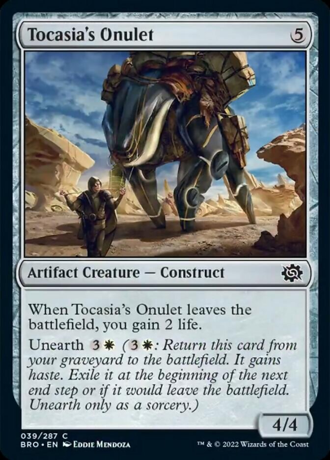 Tocasia's Onulet [The Brothers' War] | Cracking-Singles