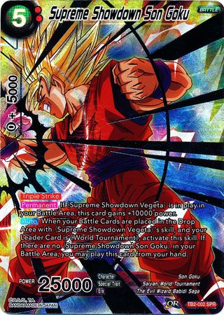 Supreme Showdown Son Goku (SPR) [TB2-002] | Cracking-Singles