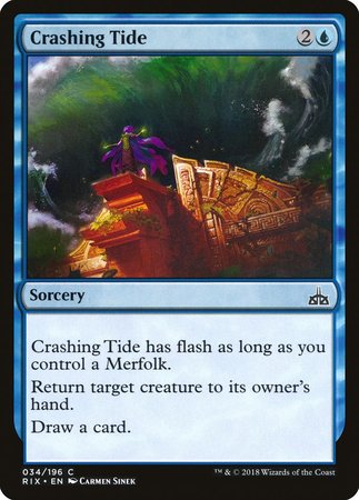 Crashing Tide [Rivals of Ixalan] | Cracking-Singles