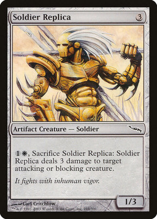 Soldier Replica [Mirrodin] | Cracking-Singles