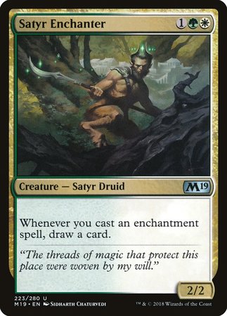 Satyr Enchanter [Core Set 2019] | Cracking-Singles