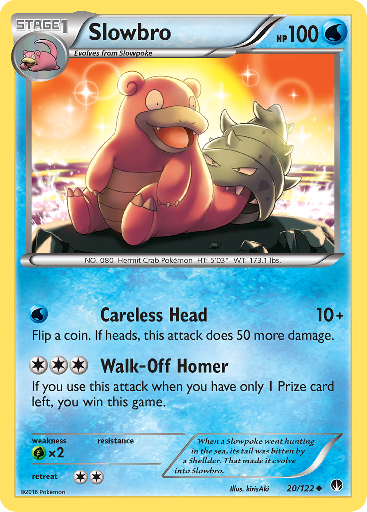 Slowbro (20/122) [XY: BREAKpoint] | Cracking-Singles