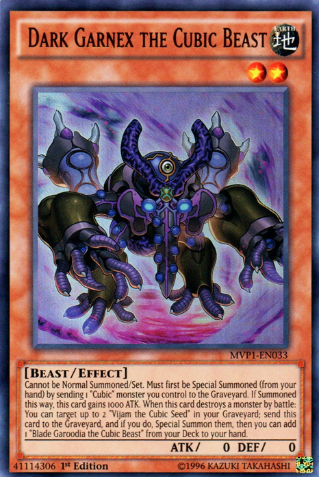 Dark Garnex the Cubic Beast [MVP1-EN033] Ultra Rare | Cracking-Singles