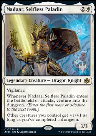 Nadaar, Selfless Paladin (Promo Pack) [Dungeons & Dragons: Adventures in the Forgotten Realms Promos] | Cracking-Singles