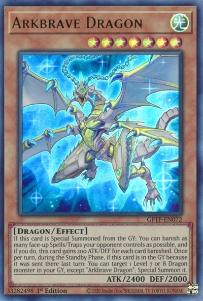 Arkbrave Dragon [GFTP-EN072] Ultra Rare | Cracking-Singles